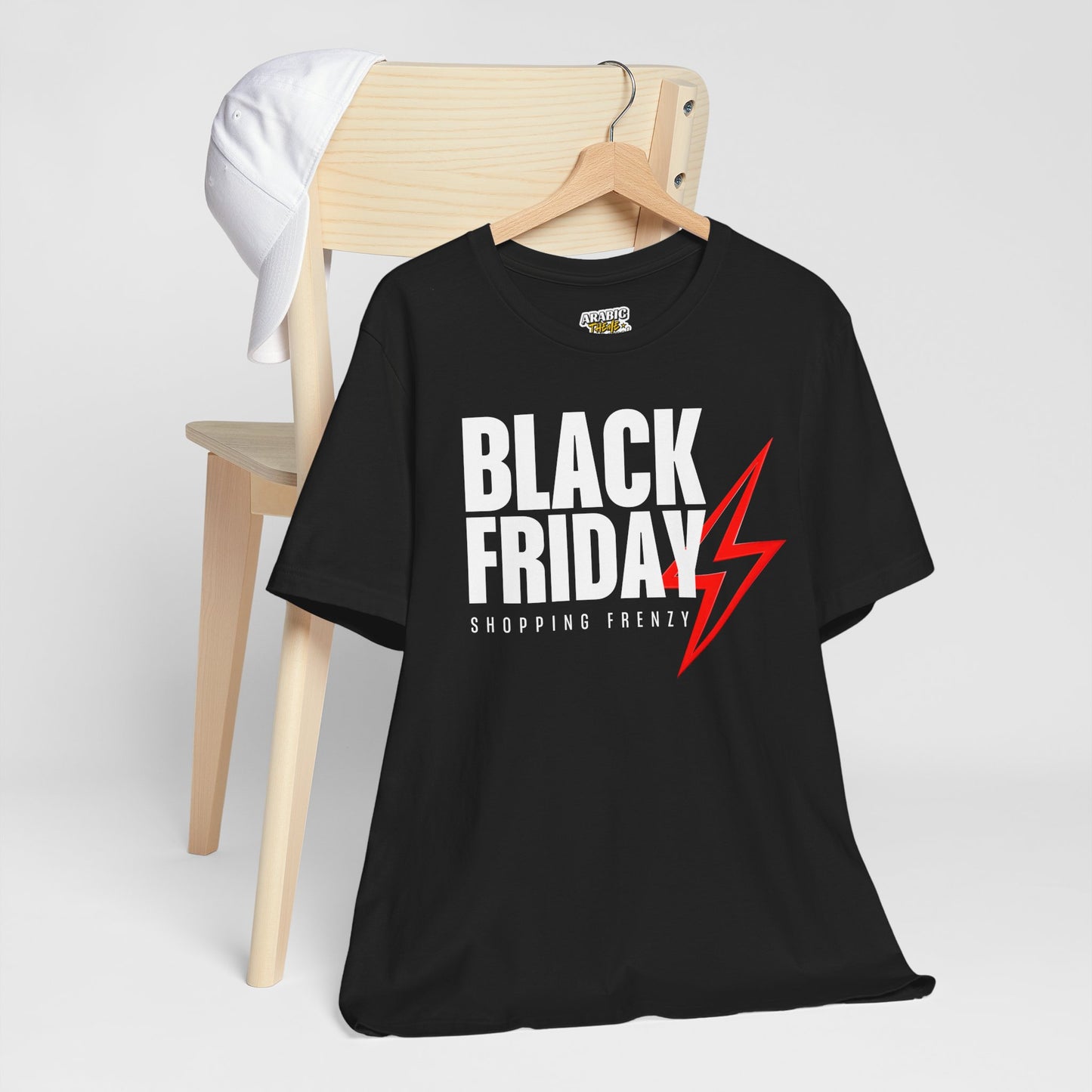 Black Friday Shopping Frenzy T-Shirt - Lightning Graphic Unisex Tee