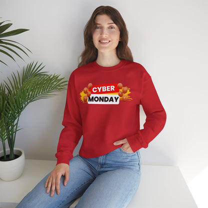 Cyber Monday Party Sweatshirt - Celebration Graphic Unisex Crewneck