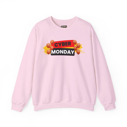 Cyber Monday Party Sweatshirt - Celebration Graphic Unisex Crewneck