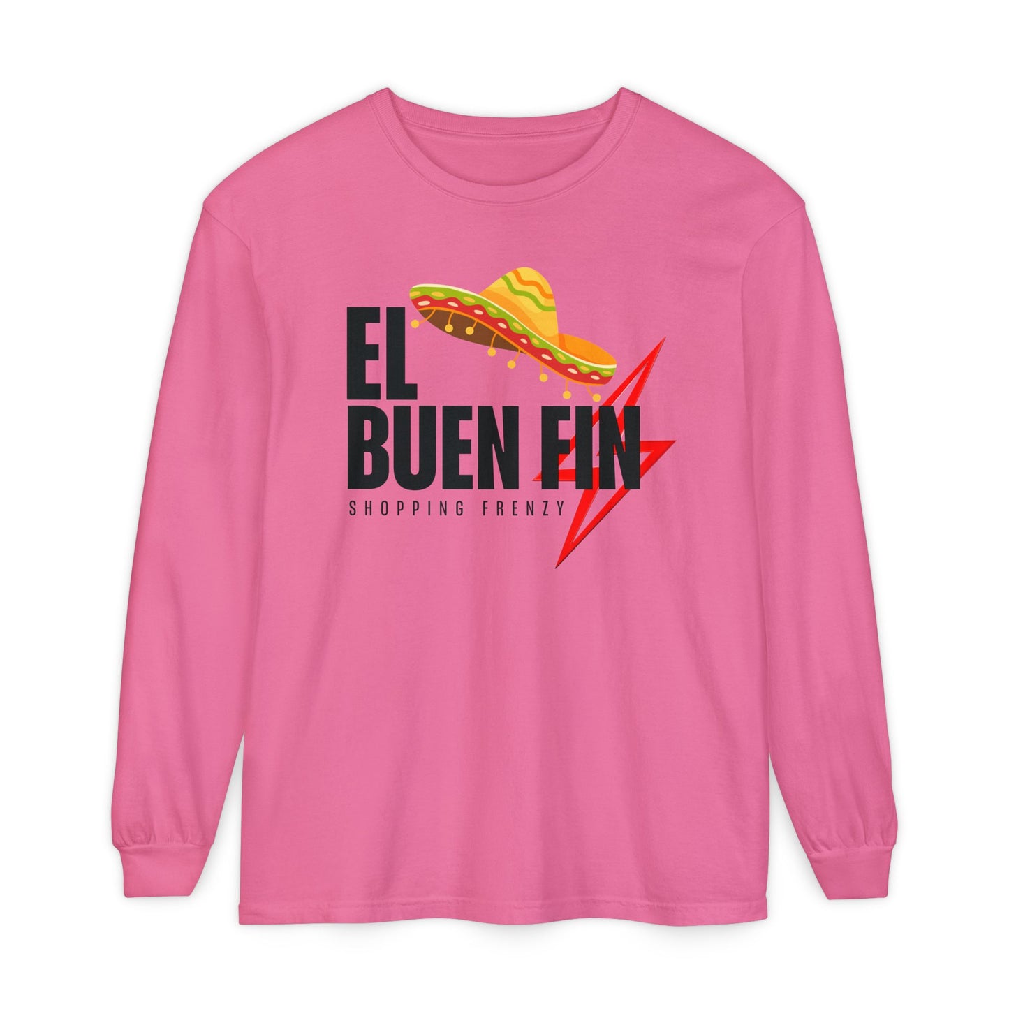 El Buen Fin Shopping Frenzy Long Sleeve - Lightning Graphic Tee