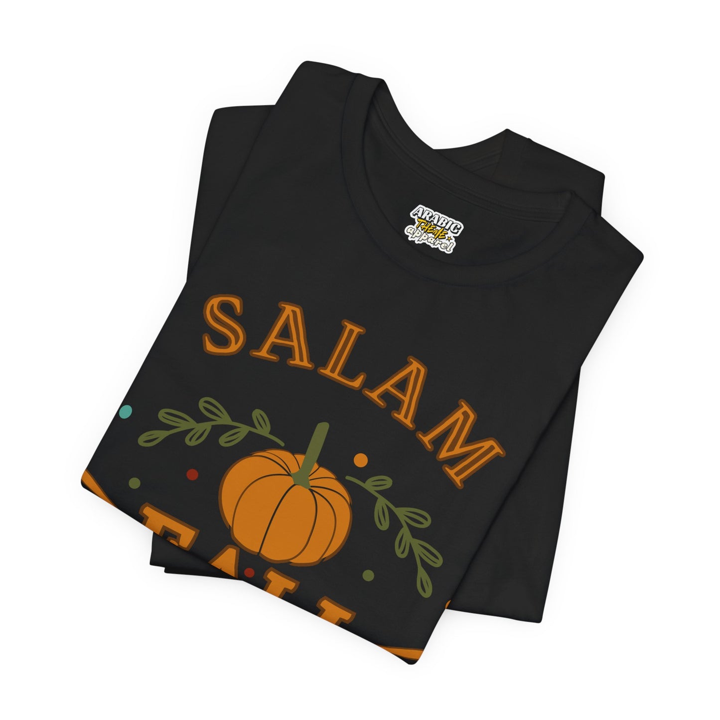 Salam Fall Pumpkin Graphic Tee T-Shirt - Cozy Autumn Pumpkin Graphic Unisex Tee