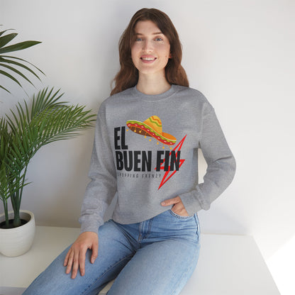 El Buen Fin Shopping Frenzy Sweatshirt - Lightning Graphic Crewneck