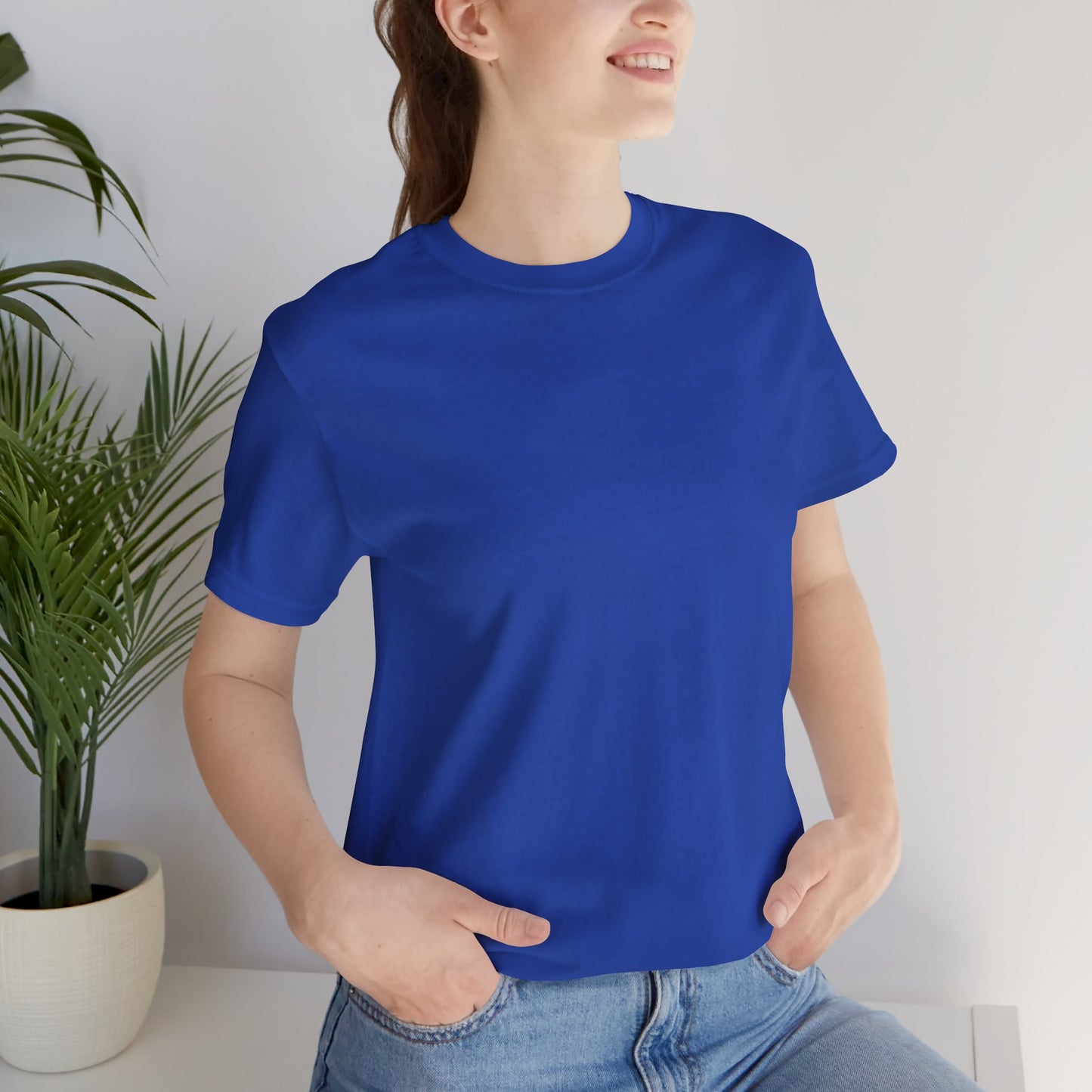 Premium Cotton Essential Blank Tee T-Shirt - Cozy Soft Unisex Tee