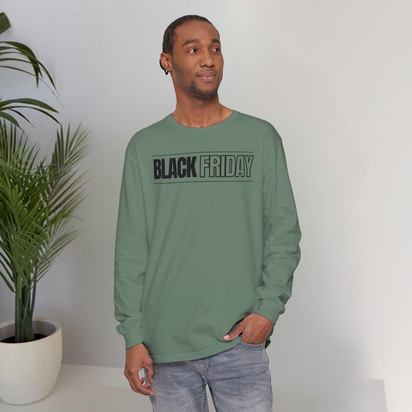 Black Friday Graphic Long Sleeve - Premium Unisex Cotton