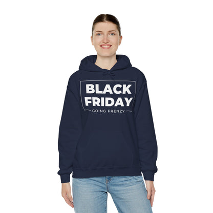 Black Friday Going Frenzy Hoodie - Badge Graphic Fleece