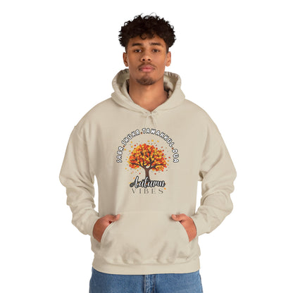Sabr Shukr Tawakkul Dua Autumn Vibes Graphic Hoodie - Cozy Autumn Soft Cotton Graphic Unisex Hoodie