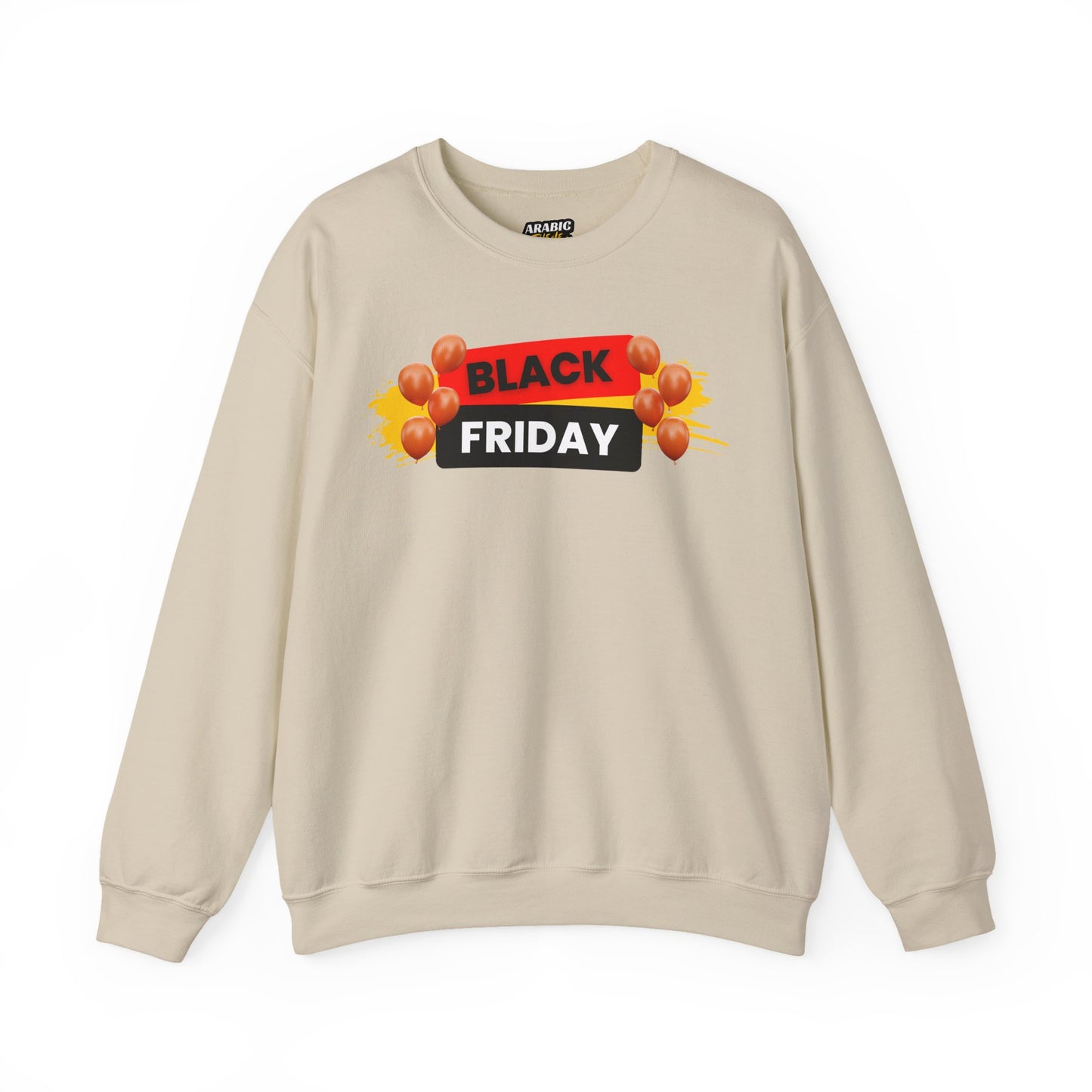 Black Friday Party Sweatshirt - Celebration Graphic Unisex Crewneck