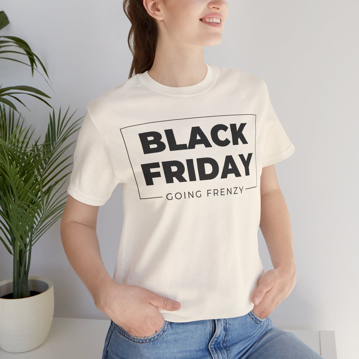 Black Friday Going Frenzy T-Shirt - Badge Graphic Unisex Tee