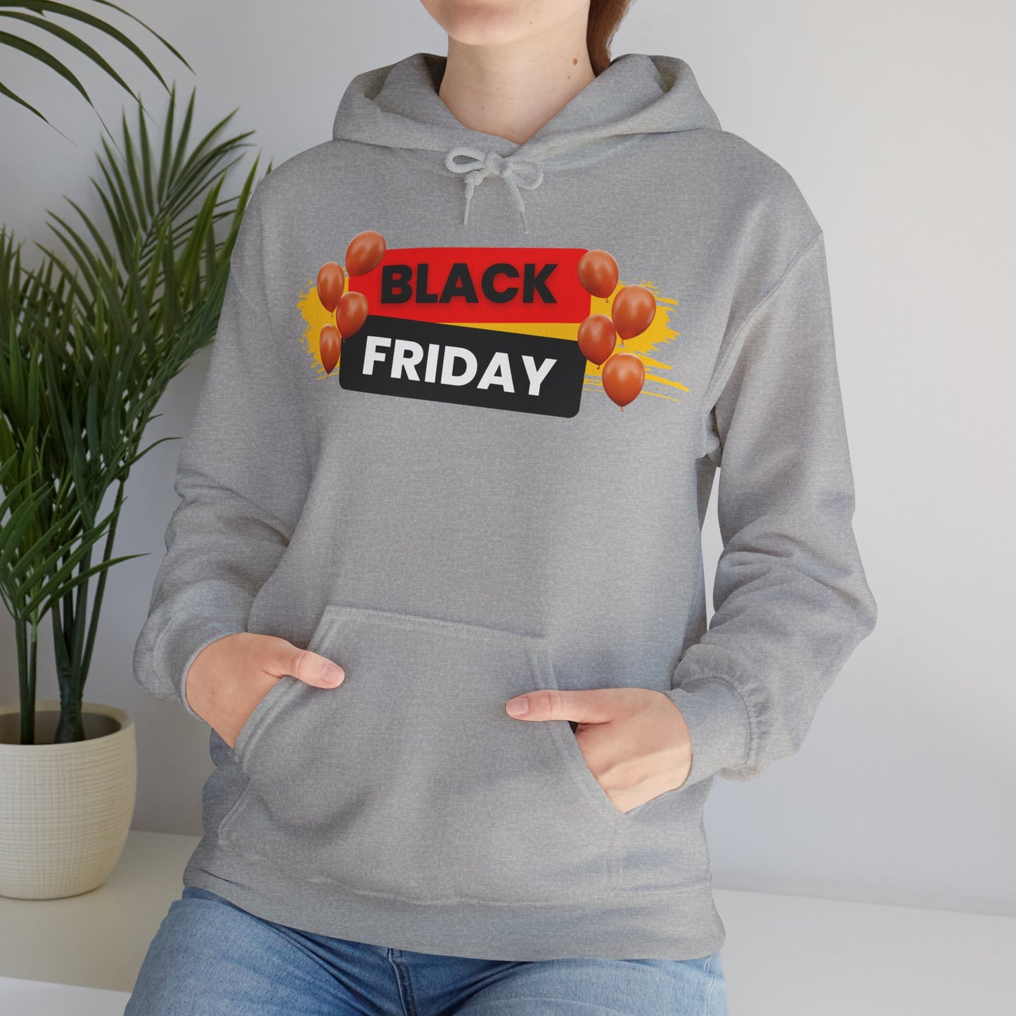 Black Friday Party Hoodie - Celebration Graphic Unisex Fleece