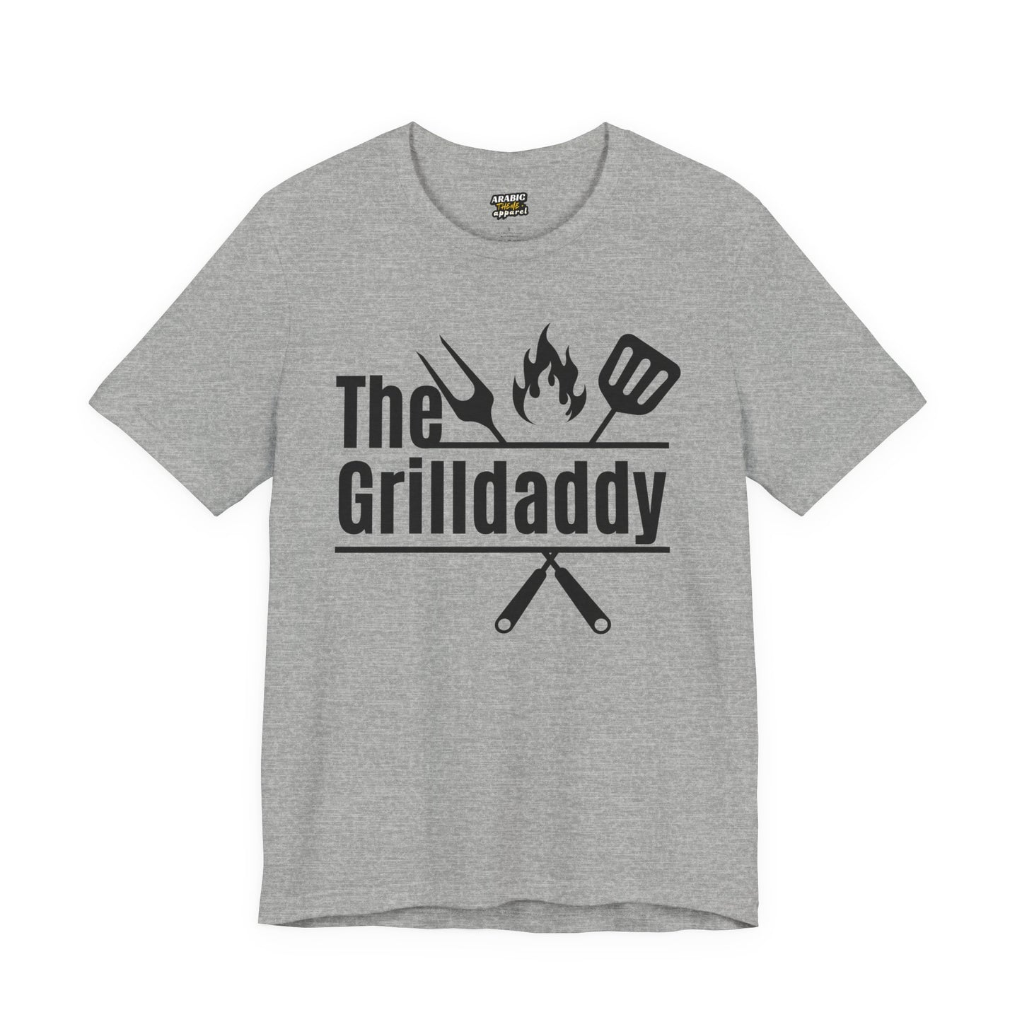 The Grilldaddy Typography Tee T-Shirt - Cozy Soft Cotton Unisex BBQ Graphic Tee