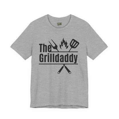 The Grilldaddy Typography Tee T-Shirt - Cozy Soft Cotton Unisex BBQ Graphic Tee