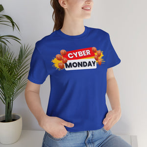 Cyber Monday Party T-Shirt - Celebration Graphic Unisex Cotton Tee