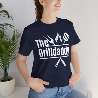 The Grilldaddy Typography Tee T-Shirt - Cozy Soft Cotton Unisex BBQ Graphic Tee
