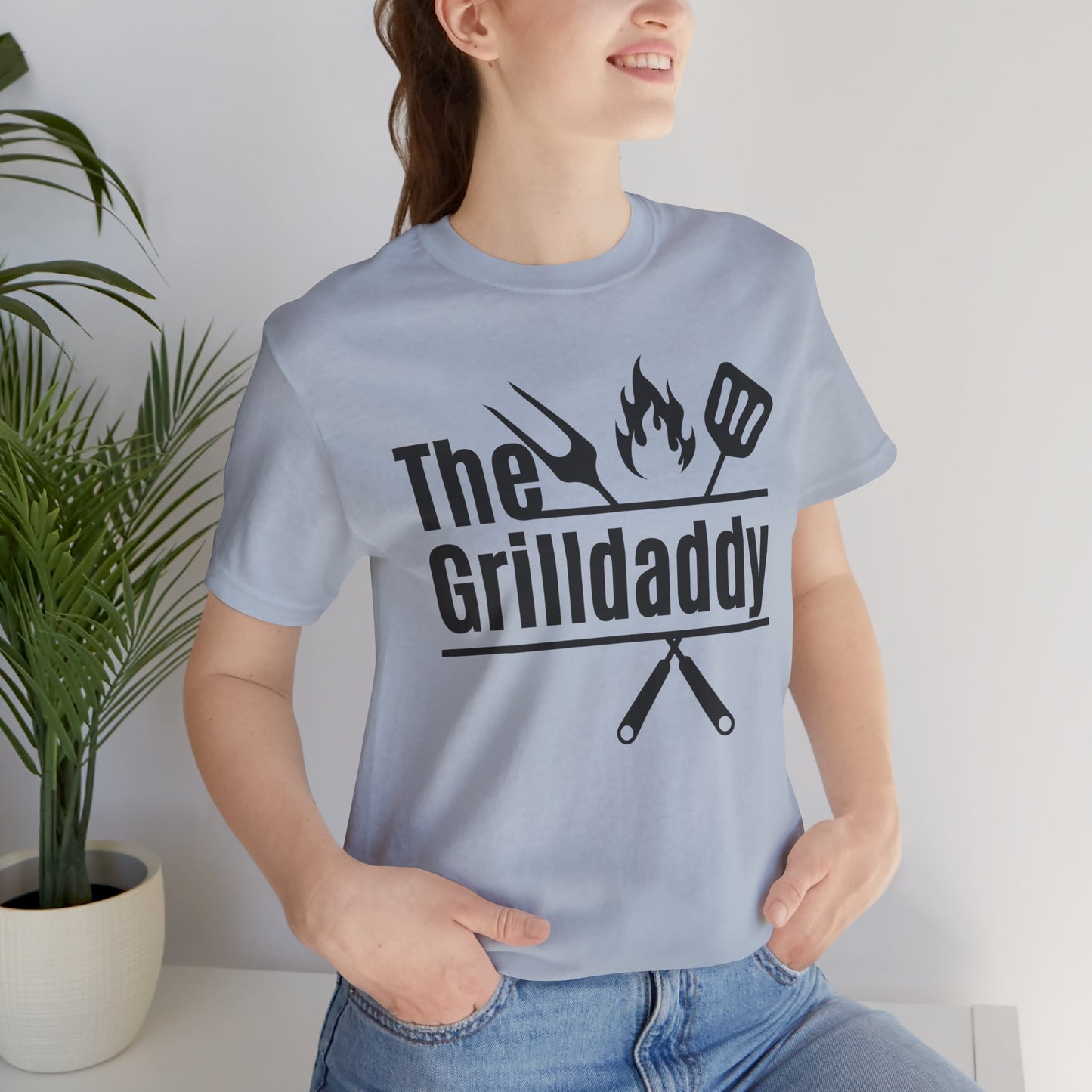 The Grilldaddy Typography Tee T-Shirt - Cozy Soft Cotton Unisex BBQ Graphic Tee