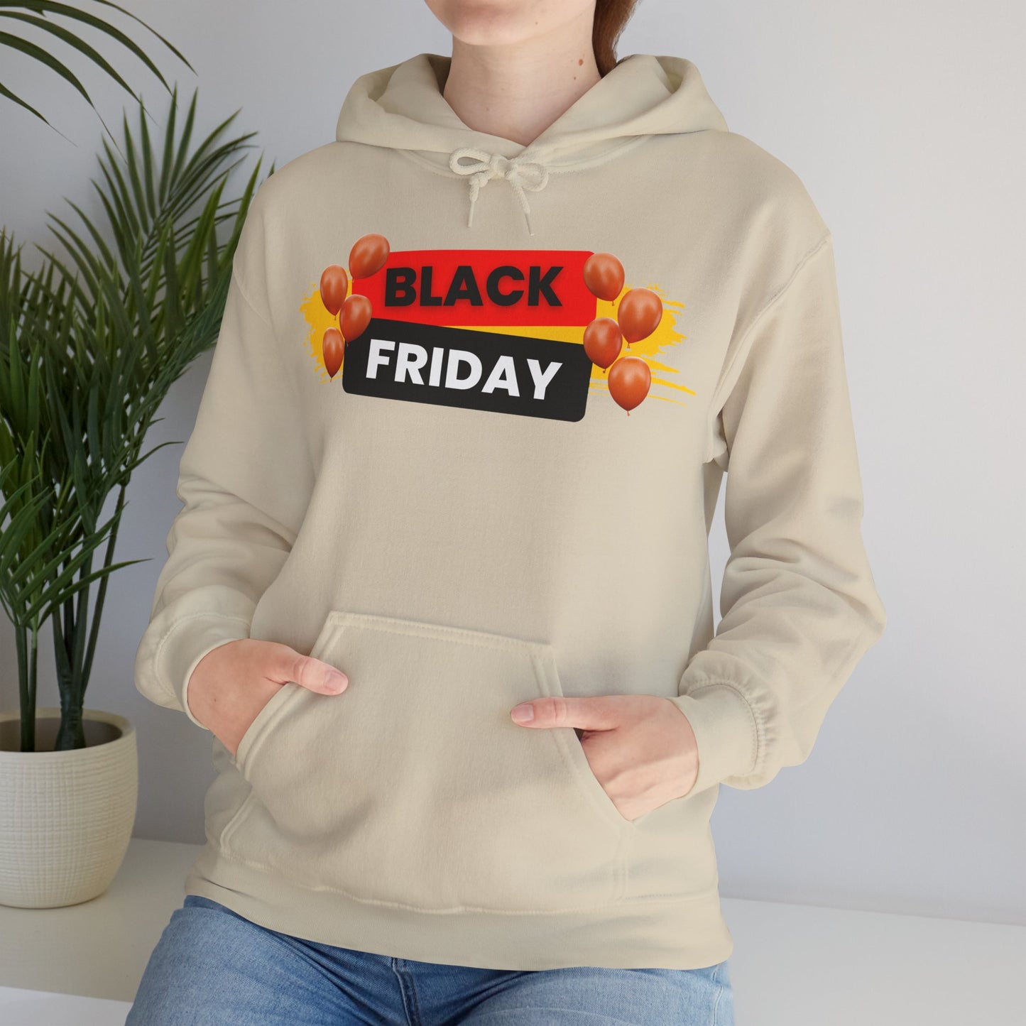 Black Friday Party Hoodie - Celebration Graphic Unisex Fleece