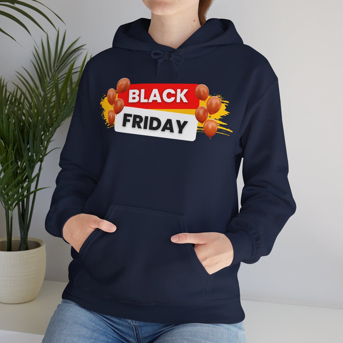 Black Friday Party Hoodie - Celebration Graphic Unisex Fleece