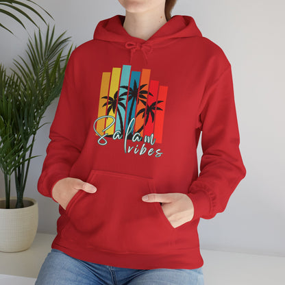 Salam Vibes Palm Tree Graphic Hoodie - Cozy Soft Cotton Graphic Unisex Hoodie