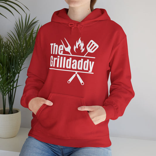 The Grilldaddy Typography Hoodie - Cozy Soft Cotton Unisex BBQ Graphic Hoodie