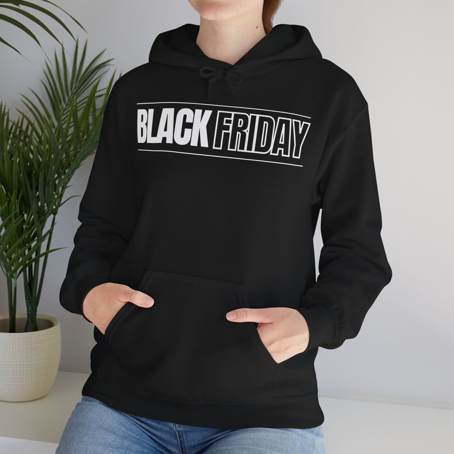 Black Friday Graphic Hoodie - Premium Unisex Fleece