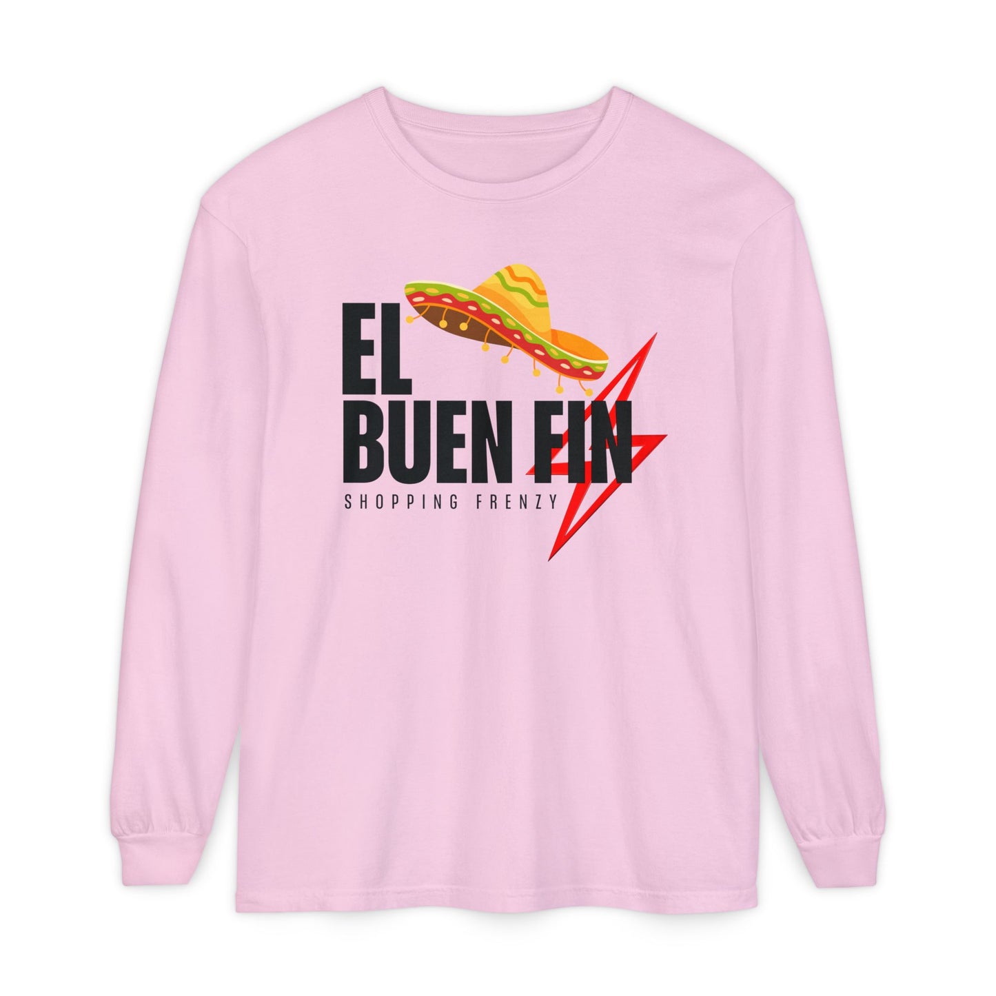 El Buen Fin Shopping Frenzy Long Sleeve - Lightning Graphic Tee