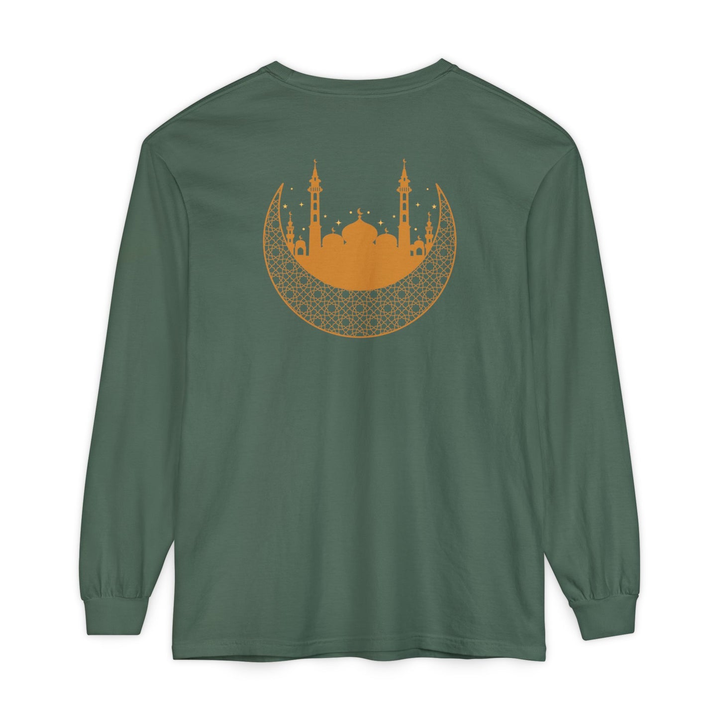 Islamic Ramadan Fasting Long Sleeve T-Shirt - Arabic Calligraphy Islamic Unisex Long Sleeve Tee