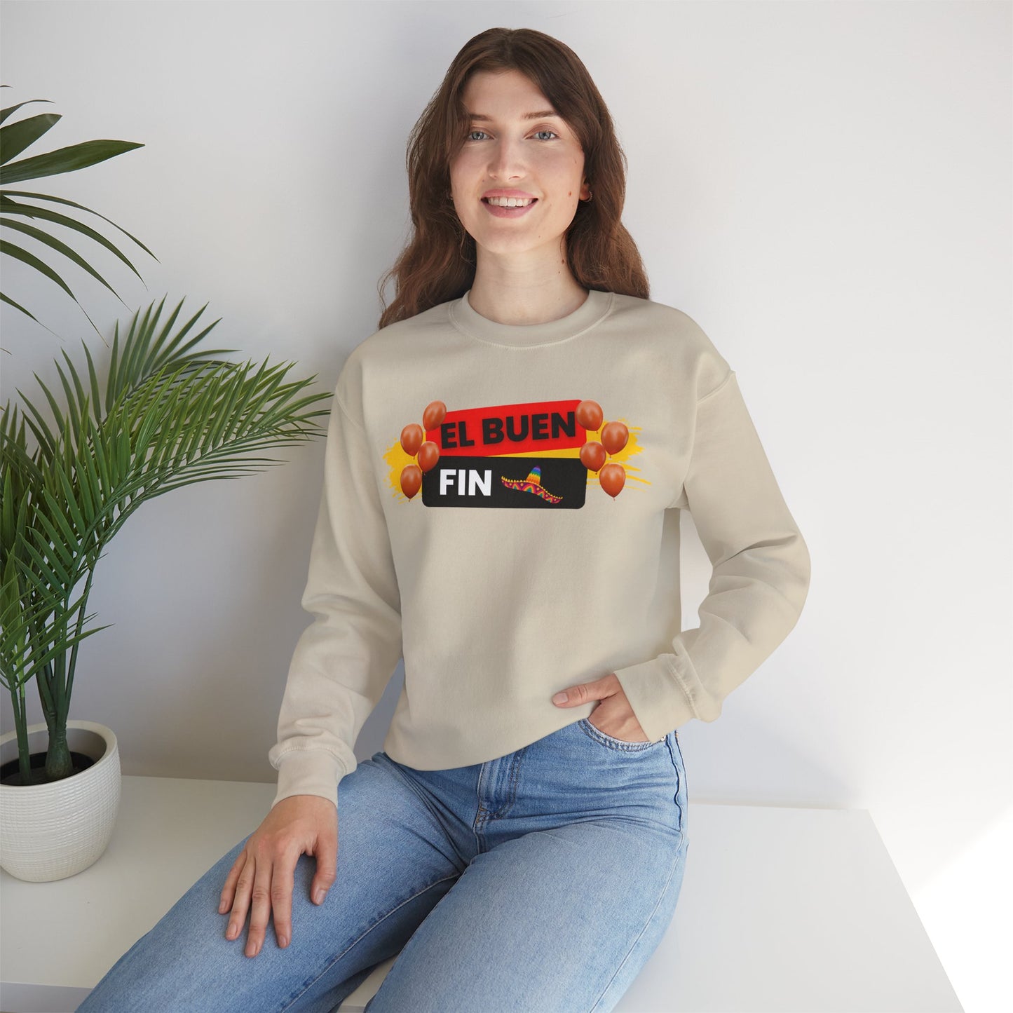 El Buen Fin Party Sweatshirt - Celebration Graphic Unisex Crewneck