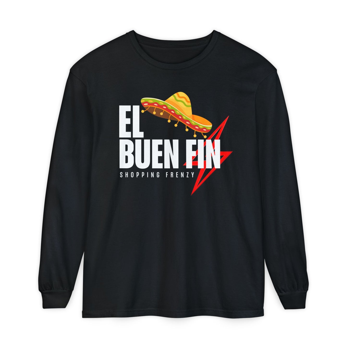 El Buen Fin Shopping Frenzy Long Sleeve - Lightning Graphic Tee