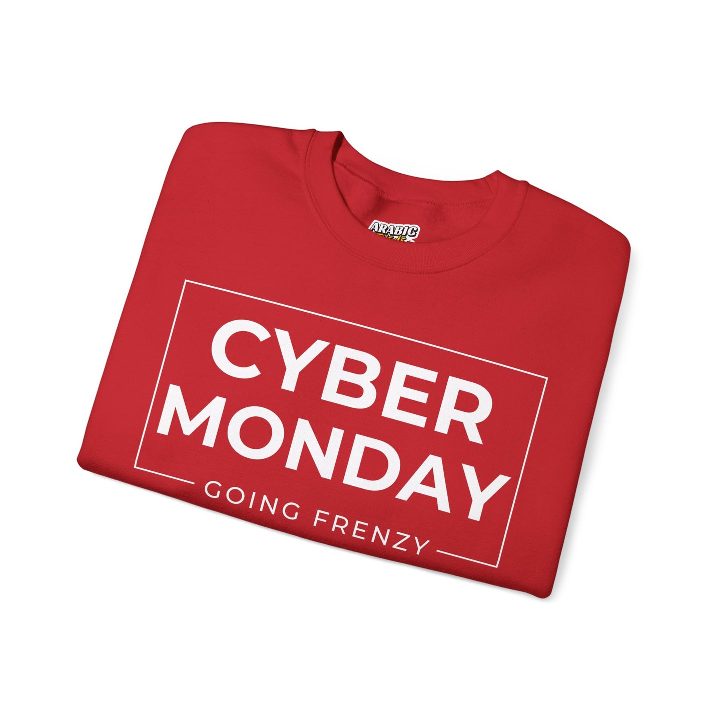 Cyber Monday Going Frenzy Sweatshirt - Badge Graphic Crewneck