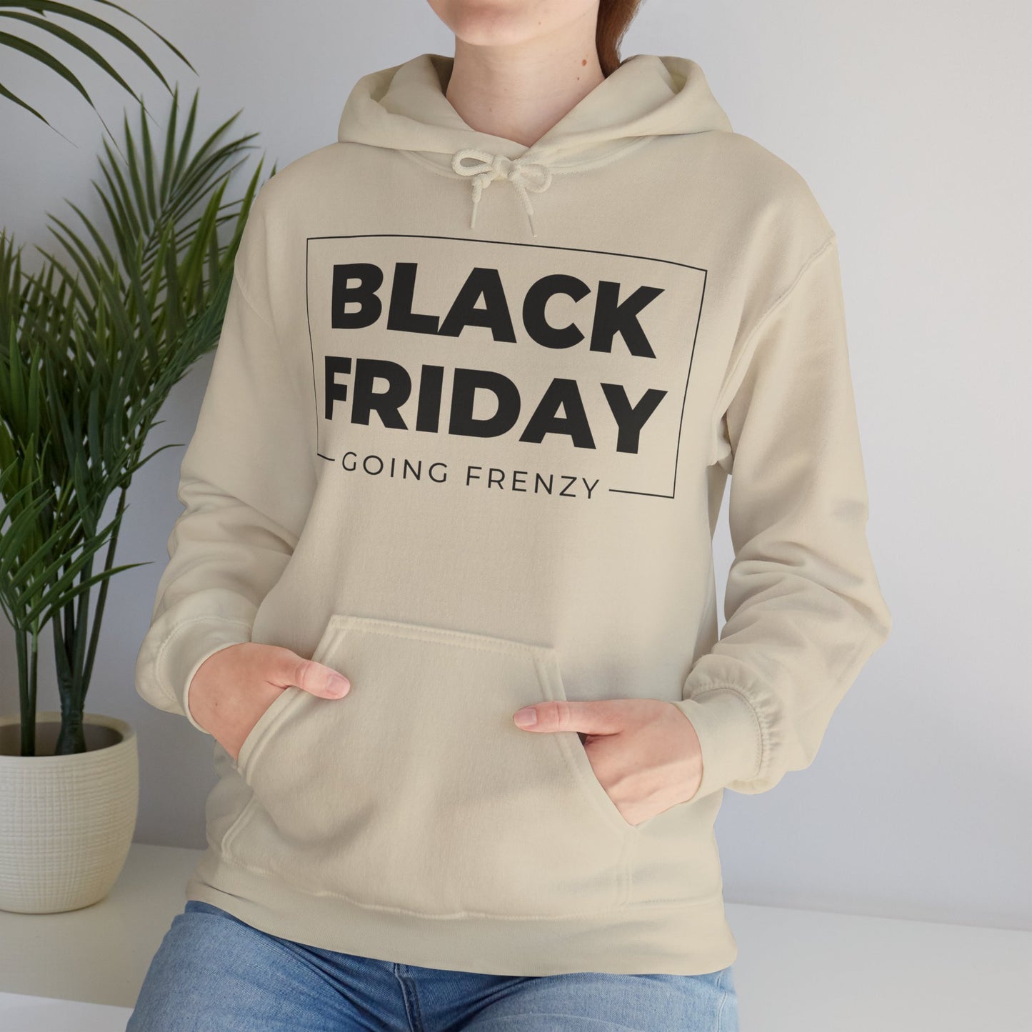 Black Friday Going Frenzy Hoodie - Badge Graphic Fleece