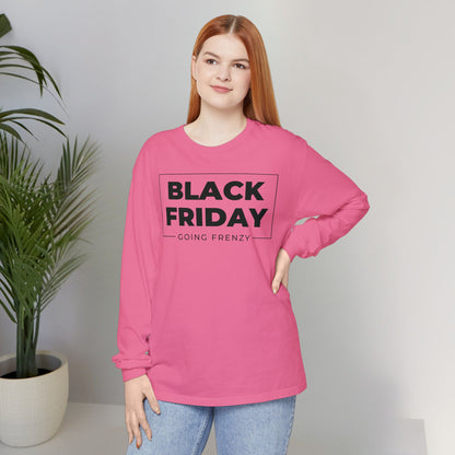 Black Friday Going Frenzy Long Sleeve - Badge Graphic Tee