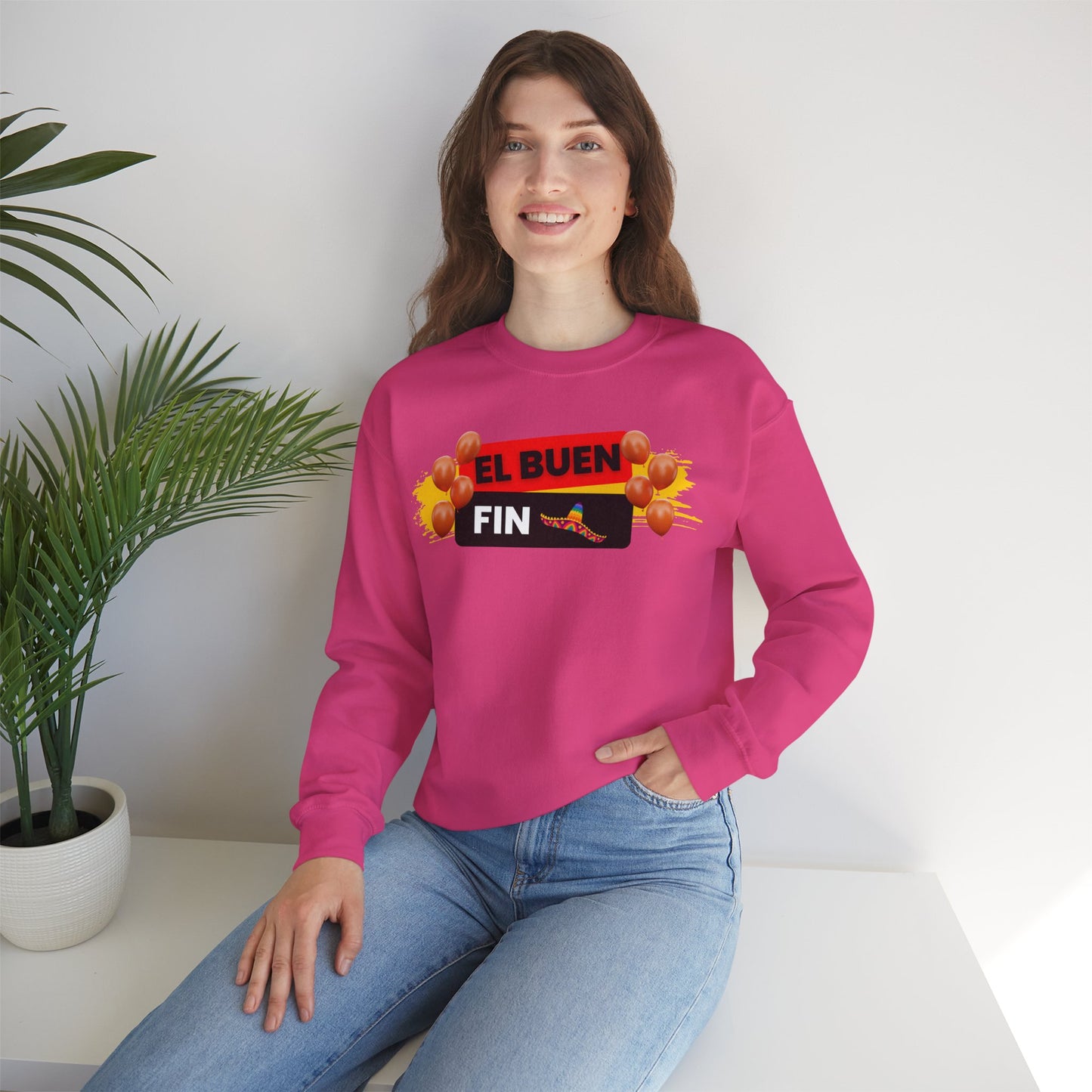 El Buen Fin Party Sweatshirt - Celebration Graphic Unisex Crewneck