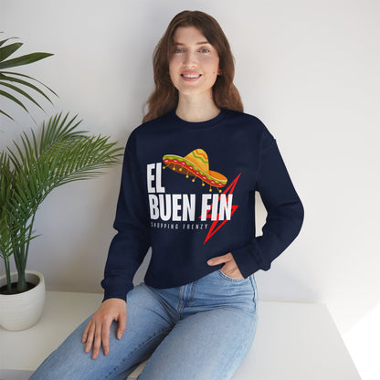 El Buen Fin Shopping Frenzy Sweatshirt - Lightning Graphic Crewneck