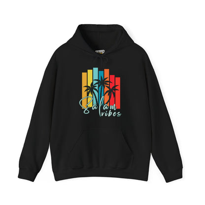Salam Vibes Palm Tree Graphic Hoodie - Cozy Soft Cotton Graphic Unisex Hoodie