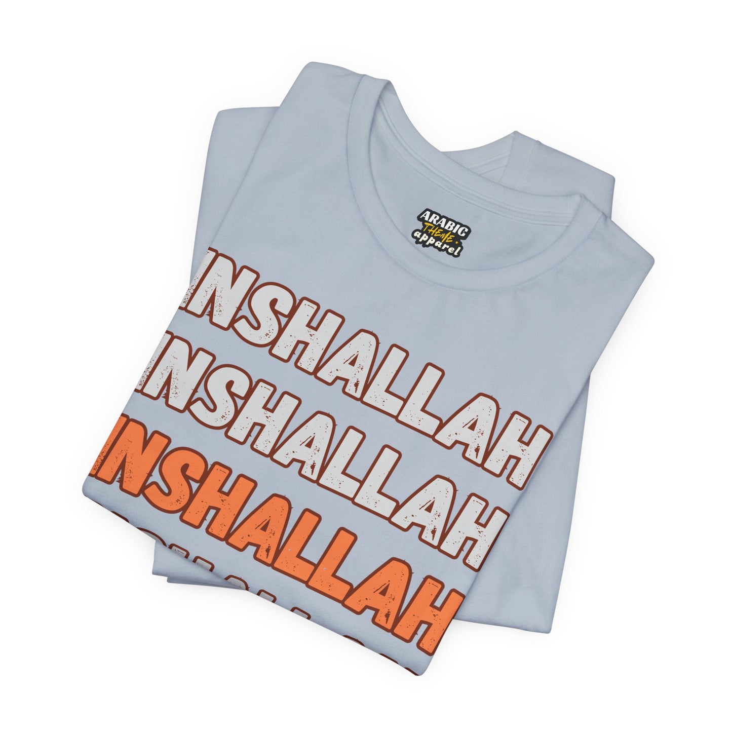Inshallah Comes True Typographic Tee T-Shirt - Cozy Soft Cotton Unisex Tee