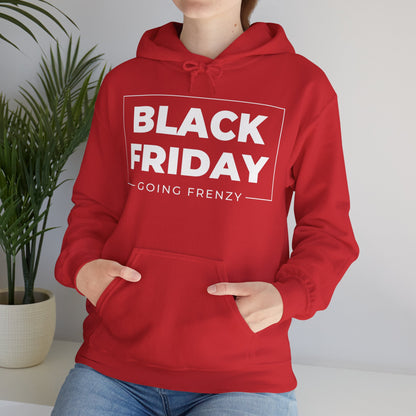 Black Friday Going Frenzy Hoodie - Badge Graphic Fleece