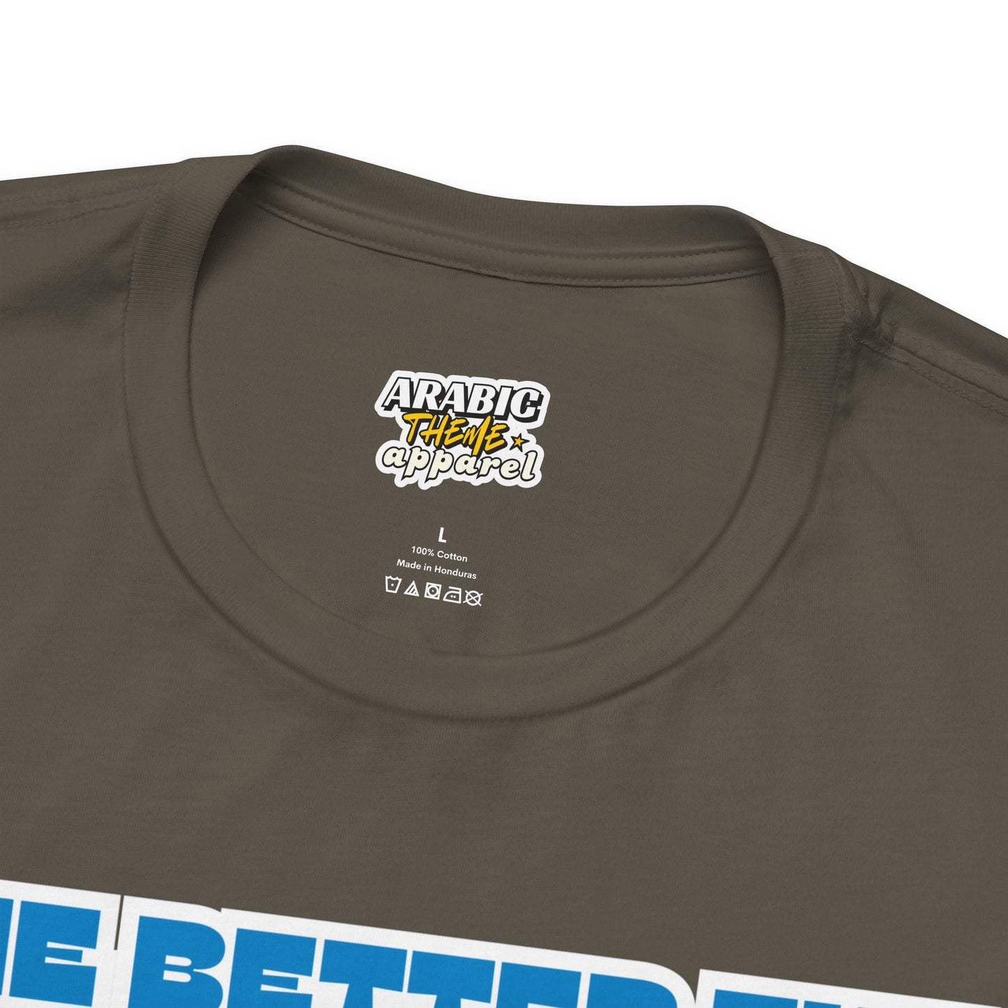 The Better Deen Akhirah Typographic Tee T-Shirt - Cozy Soft Cotton Unisex Statement Tee