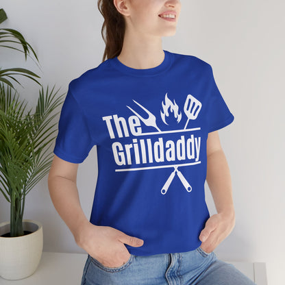 The Grilldaddy Typography Tee T-Shirt - Cozy Soft Cotton Unisex BBQ Graphic Tee