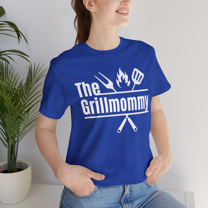 The Grillmommy Typography Tee T-Shirt - Cozy Soft Cotton Unisex BBQ Graphic Tee