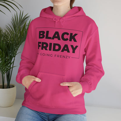 Black Friday Going Frenzy Hoodie - Badge Graphic Fleece