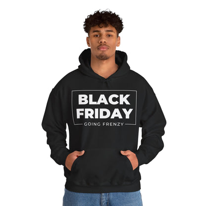 Black Friday Going Frenzy Hoodie - Badge Graphic Fleece