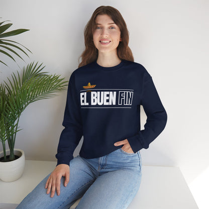 El Buen Fin Mustache Graphic Sweatshirt - Premium Unisex Crewneck