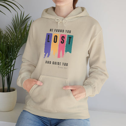 He Found You lost And Guide You Graphic Hoodie - He Found You lost And Guide You Typography Islamic Unisex Hoodie