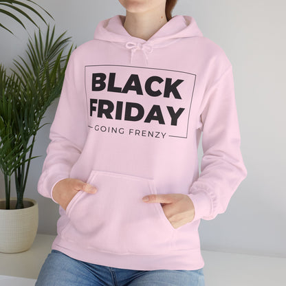 Black Friday Going Frenzy Hoodie - Badge Graphic Fleece