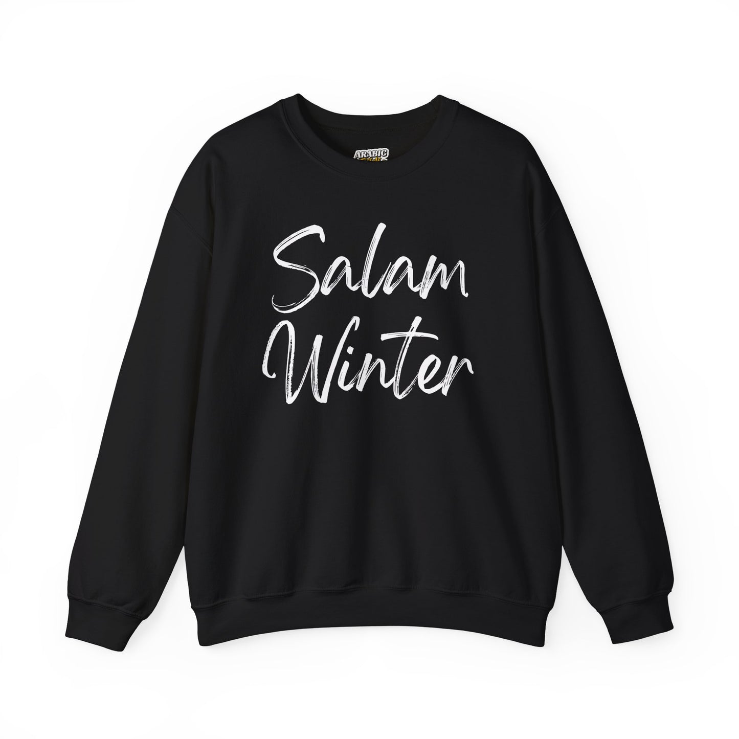 Salam Winter Typographic Sweatshirt - Cozy Soft Cotton Unisex Minimalist Graphic Sweatshirt