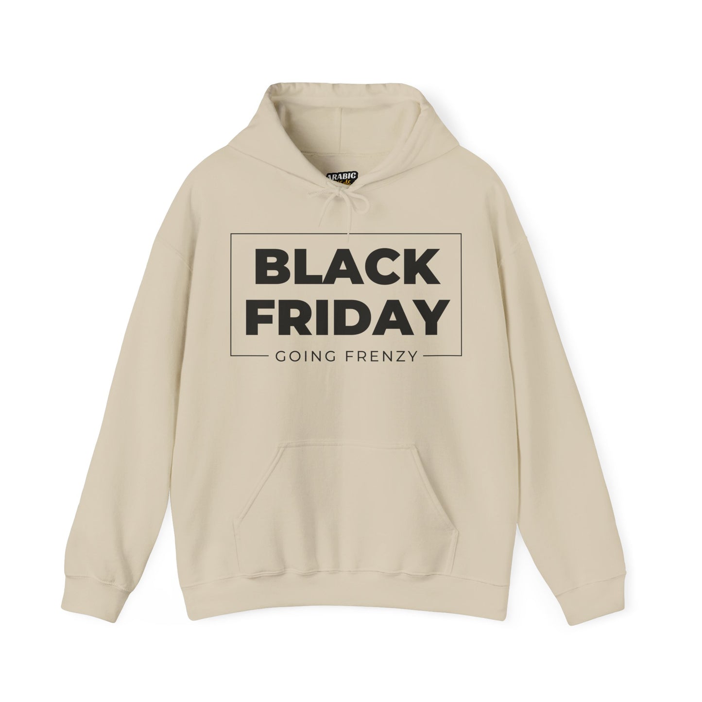 Black Friday Going Frenzy Hoodie - Badge Graphic Fleece