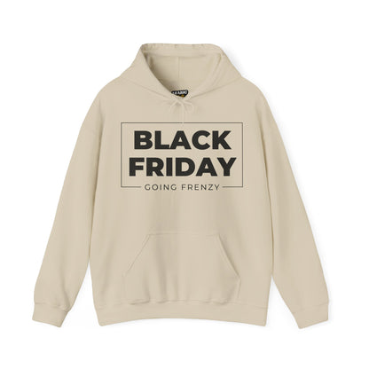 Black Friday Going Frenzy Hoodie - Badge Graphic Fleece