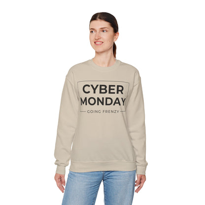 Cyber Monday Going Frenzy Sweatshirt - Badge Graphic Crewneck