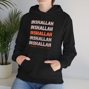 Inshallah Comes True Typographic Hoodie - Cozy Soft Cotton Unisex Hoodie