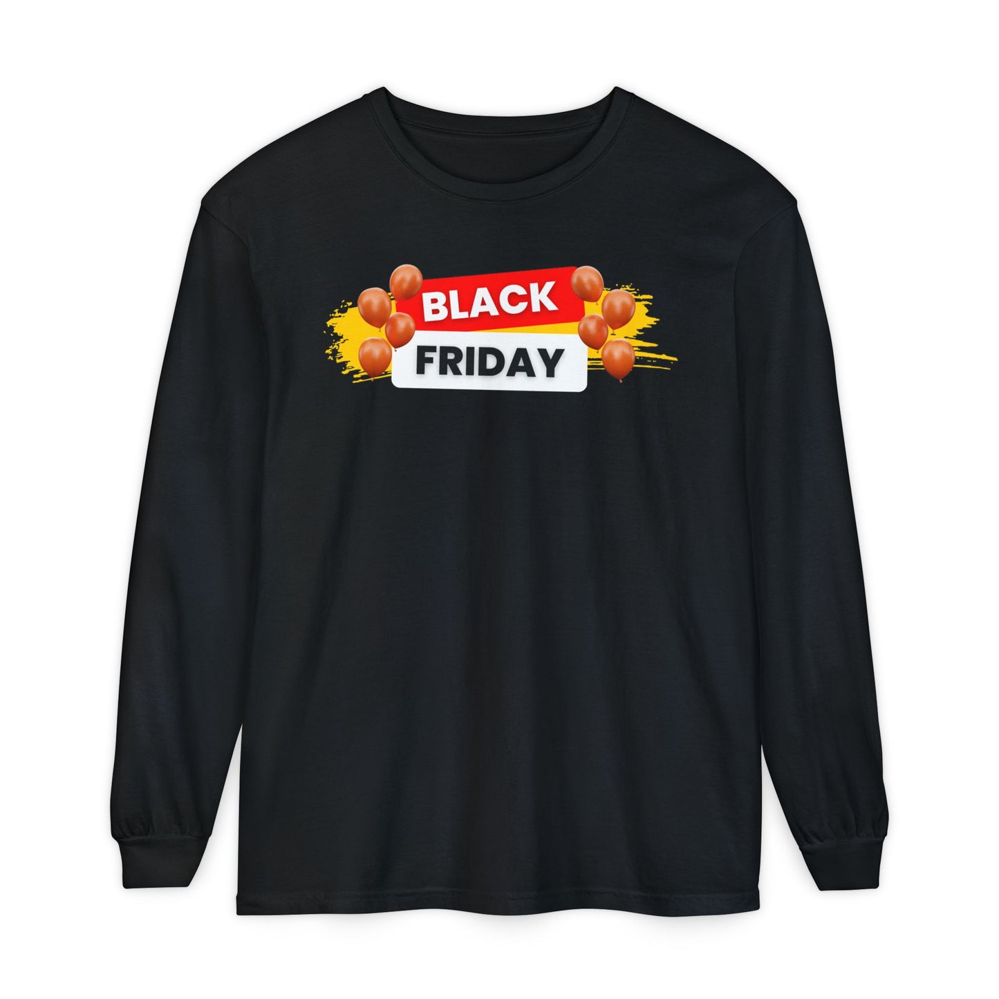 Black Friday Party Long Sleeve - Celebration Graphic Unisex Tee