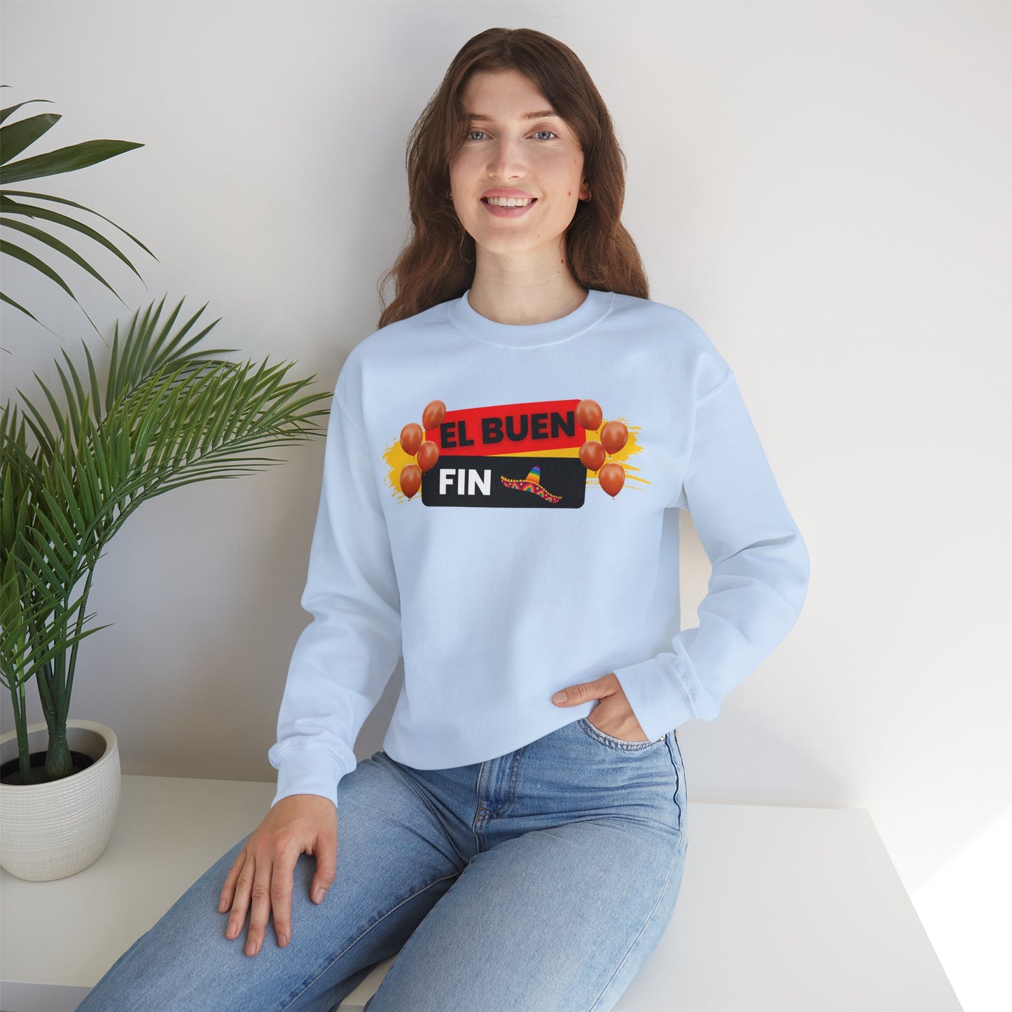 El Buen Fin Party Sweatshirt - Celebration Graphic Unisex Crewneck